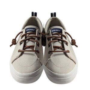 Sperry Womens Crest Wave Canvas Slip On Memory Foam Insole Sneakers Size 9 NWOB